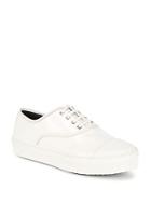 C Line Leather Low-top Sneakers