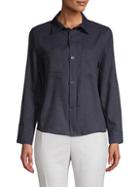 A.p.c. Nancy Linen-blend Button-down Shirt