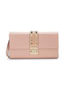 Valentino By Mario Valentino Cocotte Palmellato Rockstud Leather Shoulder Bag