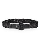 Cole Haan Braided Faux Leather Belt
