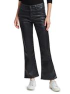 Ag Jeans Quinne Leatherette Cropped Flare Jeans