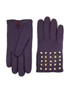 Valentino Pyramid Leather Gloves