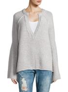 Free People Lovely Lines Bell-sleeve Sweater