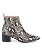 Saks Fifth Avenue Emerson Snake-print Leather Ankle Boots