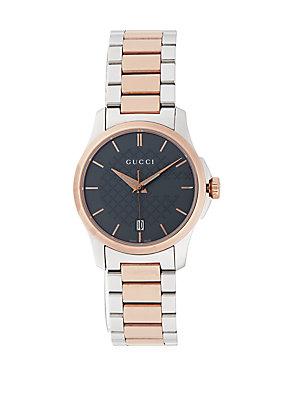 Gucci Two-tone Stainless Steel Bracelet Watch