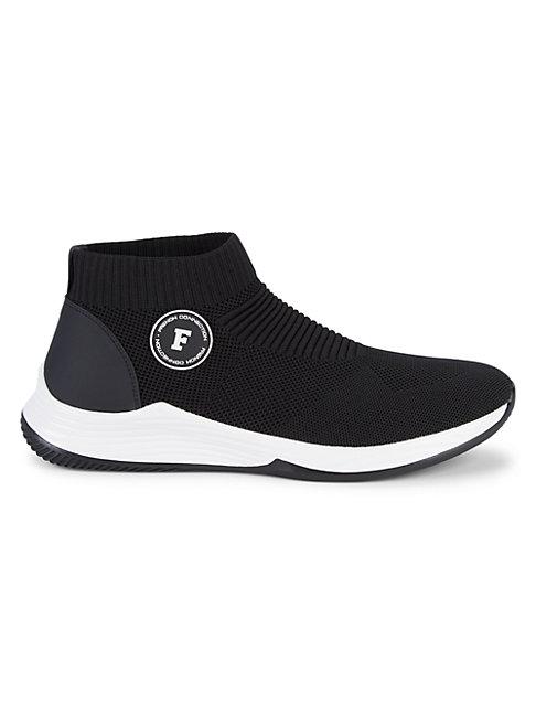 French Connection Logo Slip-on Sneakers