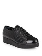 Aquatalia By Marvin K Angelina Leather Platform Sneakers