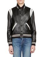 Saint Laurent Classic Leather Teddy Jacket