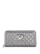 Love Moschino Quilted Faux Leather Continental Wallet