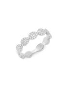 Diana M Jewels 14k White Gold & 0.25 Tcw Diamond Band Ring