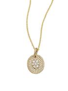 Kc Designs Diamond & 14k Yellow Gold Oval Pendant Necklace
