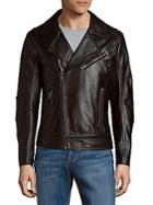 Rogue Asymmetric Leather Moto Jacket