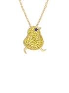 Sonatina 18k Goldplated Sterling Silver Pendant Necklace