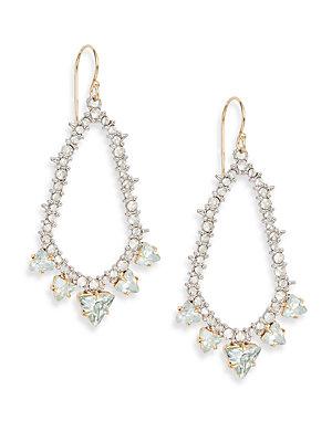 Alexis Bittar Elements Mystic Rivulet Two-tone Crystal & Chrysolite Drop Earrings