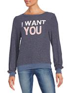 Wildfox I Want You Bbj Sweatshirt