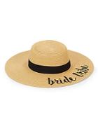 Marcus Adler Bride Tribe Embroidered Sun Hat