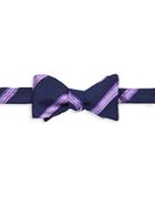 Ike Behar Carnival Striped Silk Bow Tie