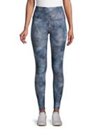 X By Gottex Tie-dyed Cropped Leggings