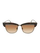Bottega Veneta 54mm Cat Eye Novelty Sunglasses
