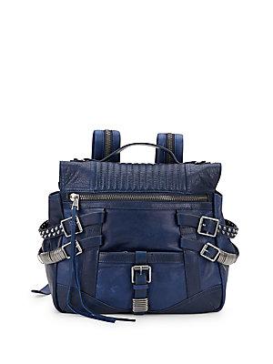 Ash Trix Leather Backpack