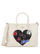 Love Moschino Patch Detail Shoulder Bag