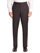Jack Victor Collection Checked Wool Trousers