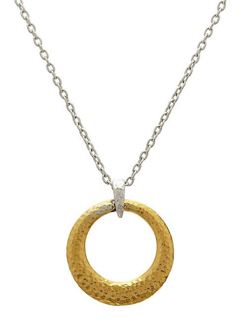 Gurhan 24k Yellow Goldplated Sterling Silver Open Circle Pendant Necklace