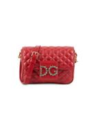 Dolce & Gabbana Logo Quilted Leather Crossbody Bag
