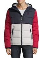 Tommy Hilfiger Colorblock Hooded Puffer Jacket