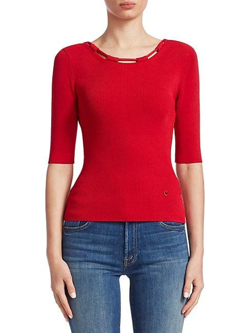 Carven Knit Elbow-length Tee