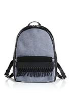 3.1 Phillip Lim Bianca Mini Fringed Leather & Denim Backpack