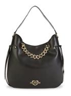 Love Moschino Chain Faux Leather Hobo Bag