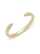 Giles & Brother Paved Crystal Double Spike Cuff Bracelet