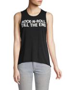 Chaser Slogan Muscle Tank Top