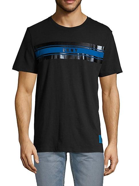 Dkny Imperial Stripe Cotton Tee