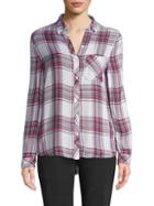 Beach Lunch Lounge Charley Plaid Button-front Shirt