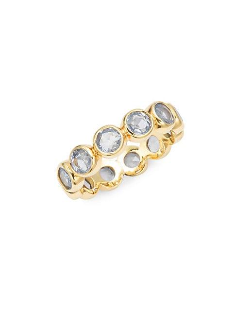 Temple St. Clair 18k Gold & Blue Sapphire Eternity Ring