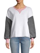 Wildfox Colorblock Long-sleeve Sweatshirt