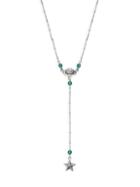Valentino Garavani Ruby & Turquoise Lariat Necklace