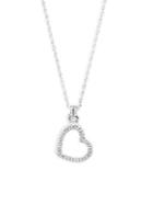 John Hardy Diamond & Silver Classic Heart Pendant Necklace