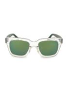 Linda Farrow 52mm Resin Square Novelty Sunglasses