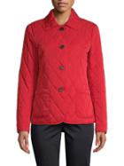 Lafayette 148 New York Spread Collar Quilted Jacket