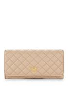 Prada Quilted Leather Continental Wallet