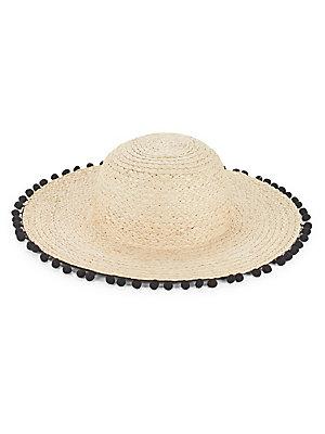 Marcus Adler Pom-pom Panama Hat
