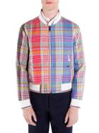 Thom Browne Full-zip Storm Flap Wool Jacket