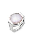 Stephen Dweck Crystal Quartz Over Mother-of-pearl