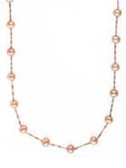 Effy 5.5mm Fresh Water Pearl & 14k Rose Gold Necklace