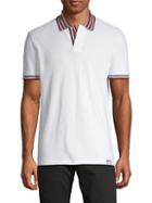 Versace Striped-trim Polo