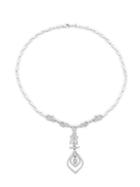 Effy 18k White Gold & Diamond Pendant Necklace