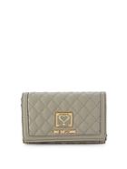 Love Moschino Quilted Fold-over Wallet